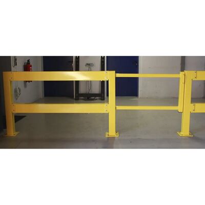 Juego de puertas correderas Kaiserkraft - 3760mm, Amarillo, Negro - Interior Juego de puertas correderas Kaiserkraft - 3760mm, Amarillo, Negro - Interior