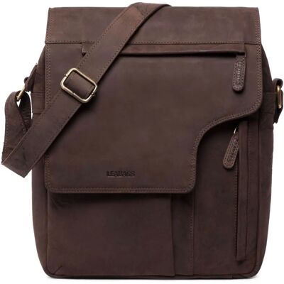 Leabags Sacoche en Cuir Homme Femme Jusqu’à 13 Pouces Vintage - Publicité Leabags Sacoche en Cuir Homme Femme Jusqu’à 13 Pouces Vintage - Publicité