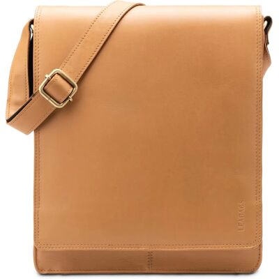 LEABAGS Sac en cuir pour homme et femme Vintage 13 pouces - Sac à bandoulière - Publicité LEABAGS Sac en cuir pour homme et femme Vintage 13 pouces - Sac à bandoulière - Publicité