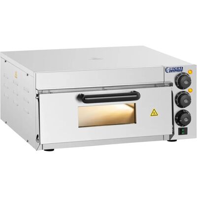 Royal Catering RCPO-2000-1PE - Srebrny - Piekarnik do Pizzy Royal Catering RCPO-2000-1PE - Srebrny - Piekarnik do Pizzy