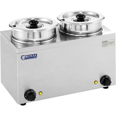 Royal Catering Podgrzewacz Zup - 2 x 2,75L - 300W Royal Catering Podgrzewacz Zup - 2 x 2,75L - 300W
