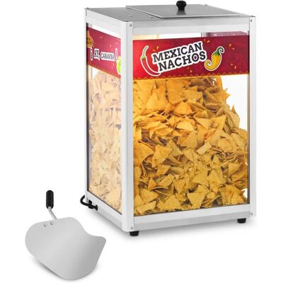Scaldavivande Nachos Royal Catering - Vetrina Calda 160W 65°C, Rosso e Argento Scaldavivande Nachos Royal Catering - Vetrina Calda 160W 65°C, Rosso e Argento