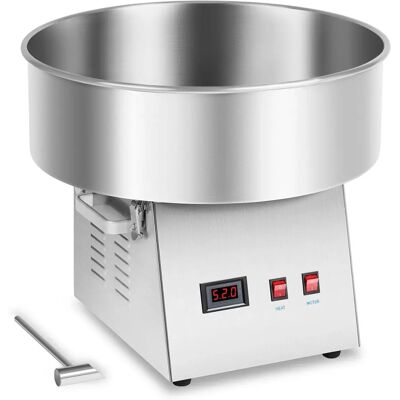 Royal Catering Suikerspinmachine - 52 cm - roestvrij staal - trillingsvrij Royal Catering Suikerspinmachine - 52 cm - roestvrij staal - trillingsvrij