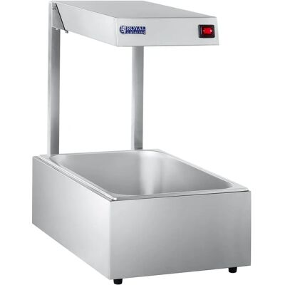 Royal Catering Wärmebrücke 500W GN 1 1 Edelstahl Gastro Speisenwärmer Halogen Royal Catering Wärmebrücke 500W GN 1 1 Edelstahl Gastro Speisenwärmer Halogen