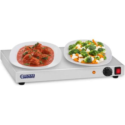 Royal Catering Melegen tartó - 250 W - Acciaio inox - 50cm Royal Catering Melegen tartó - 250 W - Acciaio inox - 50cm