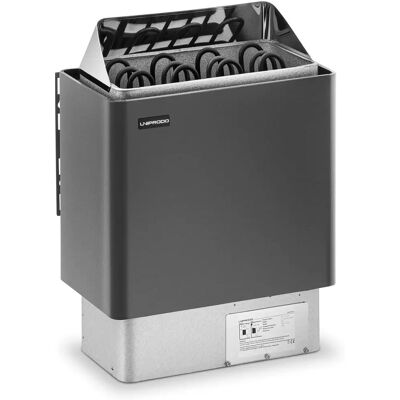Uniprodo Sauna Heater - 6 kW - Grey Uniprodo Sauna Heater - 6 kW - Grey