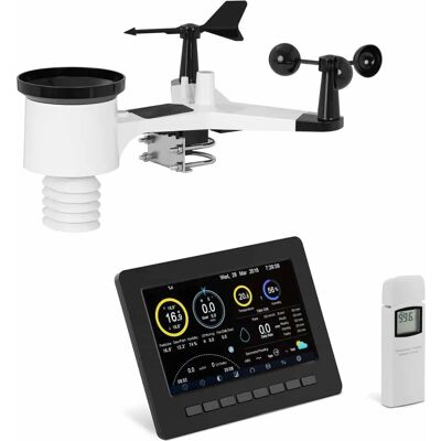 Stazione Meteorologica WiFi di Steinberg Systems - Schermo LCD da 7" - USB - Sensore interno Stazione Meteorologica WiFi di Steinberg Systems - Schermo LCD da 7" - USB - Sensore interno