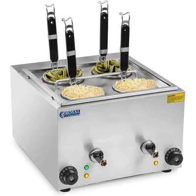 Royal Catering Pastakoger - Elektrisk med 4 kurve - Professionelt køkkenudstyr Royal Catering Pastakoger - Elektrisk med 4 kurve - Professionelt køkkenudstyr