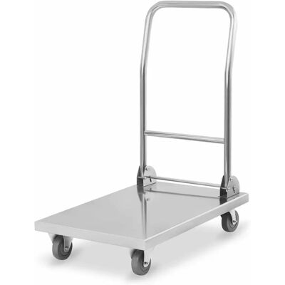 Royal Catering Carrello di Trasporto in Acciaio Inox - 400 kg Royal Catering Carrello di Trasporto in Acciaio Inox - 400 kg