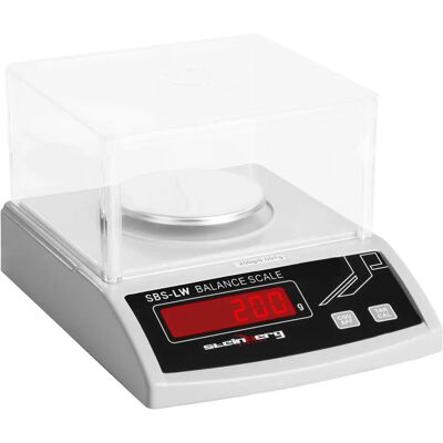 Waga precyzyjna Steinberg Systems - 200 g / 0,001 g - Biała SBS-LW-200N Waga precyzyjna Steinberg Systems - 200 g / 0,001 g - Biała SBS-LW-200N