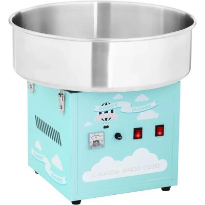 Machine à barbe à papa Turquoise Royal Catering - 52cm - 1200W - Publicité Machine à barbe à papa Turquoise Royal Catering - 52cm - 1200W - Publicité