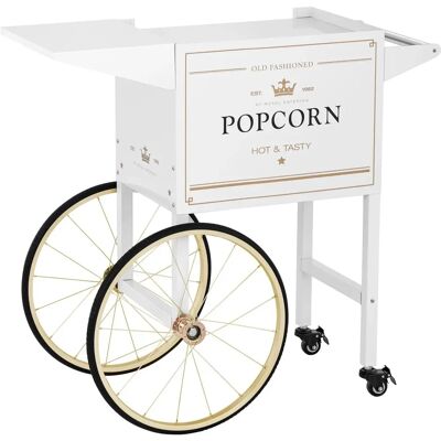 Royal Catering Wit-Gouden Popcorn Karren - Toebehoren voor popcornmachine Royal Catering Wit-Gouden Popcorn Karren - Toebehoren voor popcornmachine