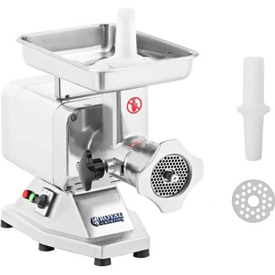 Royal Catering Tritacarne Professionale Inox 220Kg/H 1100W - Argento Royal Catering Tritacarne Professionale Inox 220Kg/H 1100W - Argento
