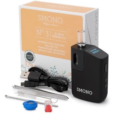 Vaporisateur Smono 3 - Dispositif Portable à Convection - Publicité Vaporisateur Smono 3 - Dispositif Portable à Convection - Publicité
