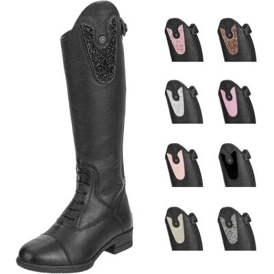 Suedwind Nova Kids Fun Leder Umwandelbare Kinderreitstiefel - Schwarz Suedwind Nova Kids Fun Leder Umwandelbare Kinderreitstiefel - Schwarz