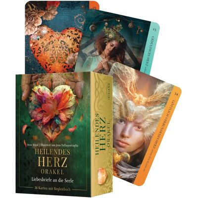 Heilendes Herz Orakel: Liebesbriefe an deine Seele - 36 Karten mit Begleitbuch - Neu Heilendes Herz Orakel: Liebesbriefe an deine Seele - 36 Karten mit Begleitbuch - Neu