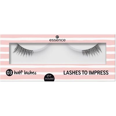 Essence Lashes To Impress Nr. 03 – Halve Wimpers - Kunstmatige Wimpers Essence Lashes To Impress Nr. 03 – Halve Wimpers - Kunstmatige Wimpers