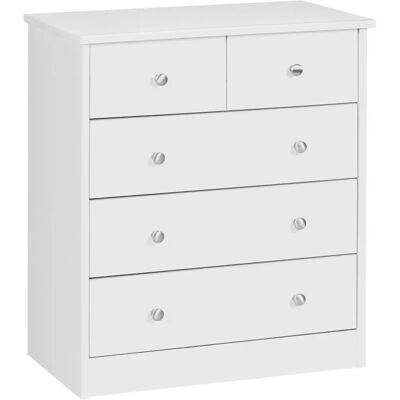 FineBuy Biały 60x70x35 cm Nowoczesny Szafka z 5 Szufladami FineBuy Biały 60x70x35 cm Nowoczesny Szafka z 5 Szufladami