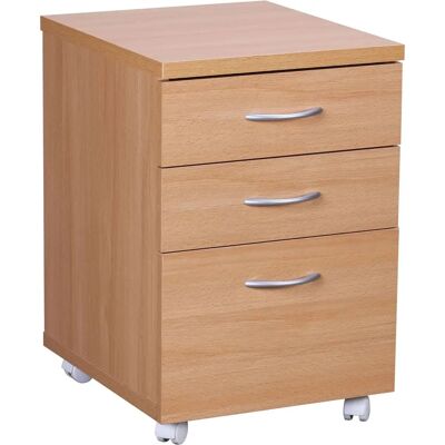 FineBuy Ottava Aufbewahrungscontainer - 40x60x45cm, Beige, 3 Schubladen FineBuy Ottava Aufbewahrungscontainer - 40x60x45cm, Beige, 3 Schubladen