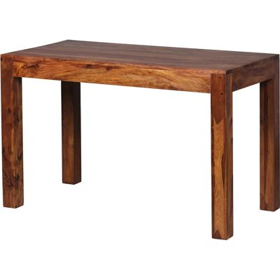 Table à manger en bois de sheesham - Finition naturelle faite main - Publicité Table à manger en bois de sheesham - Finition naturelle faite main - Publicité