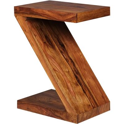 FineBuy Table d'Appoint en Bois Massif Z Cube 59cm Hauteur Table Canapé Style Campagne - Table d'Appoint - Publicité FineBuy Table d'Appoint en Bois Massif Z Cube 59cm Hauteur Table Canapé Style Campagne - Table d'Appoint - Publicité
