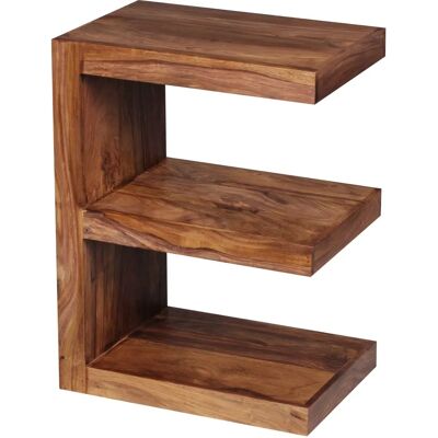 FineBuy Table d’Appoint en Bois de Sheesham - Forme E Moderne - Publicité FineBuy Table d’Appoint en Bois de Sheesham - Forme E Moderne - Publicité