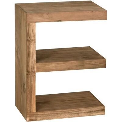 Tavolino in legno di acacia massiccia Wohnling Mumbai - 60cm Tavolino in legno di acacia massiccia Wohnling Mumbai - 60cm