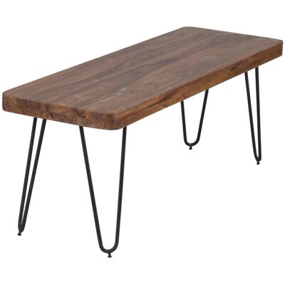 Sheesham Houten Bank - 160cm Landhuisstijl Sheesham Houten Bank - 160cm Landhuisstijl