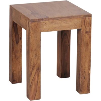 Table d'appoint Wohnling Mumbai Bois massif Sheesham 35 x 35 cm Style cottage - Publicité Table d'appoint Wohnling Mumbai Bois massif Sheesham 35 x 35 cm Style cottage - Publicité