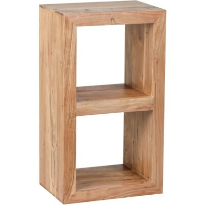 Étagère en Bois Massif FineBuy - 88cm de Hauteur, 2 Tablettes - Finition Naturelle - Publicité Étagère en Bois Massif FineBuy - 88cm de Hauteur, 2 Tablettes - Finition Naturelle - Publicité