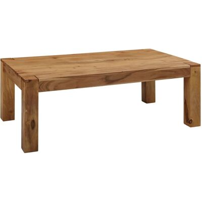 Table basse en bois massif FineBuy PATAN - Rectangulaire, 110x60x40 cm - Marron - Publicité Table basse en bois massif FineBuy PATAN - Rectangulaire, 110x60x40 cm - Marron - Publicité