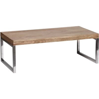 Table Basse en Bois Massif FineBuy - Rectangulaire, 120x60x40cm - Publicité Table Basse en Bois Massif FineBuy - Rectangulaire, 120x60x40cm - Publicité