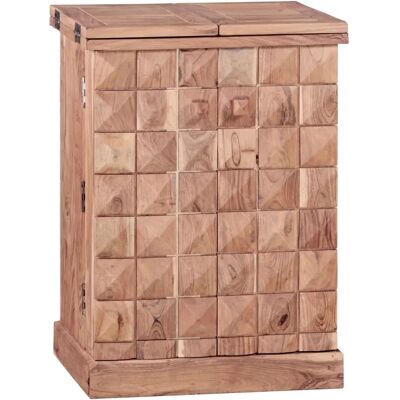 Wohnling Massief Houten Ladekast - 6 vakken, 130x50x91 cm Wohnling Massief Houten Ladekast - 6 vakken, 130x50x91 cm