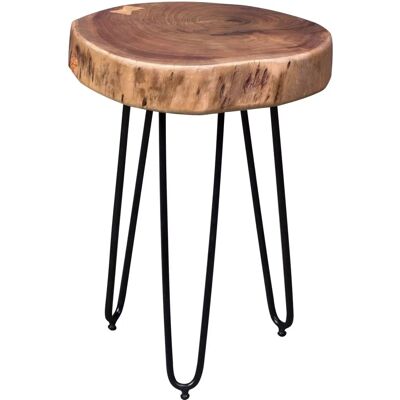 FineBuy Massivholz Akazie Couchtisch - 35x35cm FineBuy Massivholz Akazie Couchtisch - 35x35cm