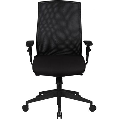 FineBuy Bürostuhl Schwarz Mesh Verstellbar Ergonomisch 3-Punkt Mechanismus FineBuy Bürostuhl Schwarz Mesh Verstellbar Ergonomisch 3-Punkt Mechanismus