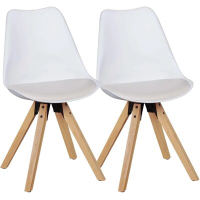 Set di 2 sedie retrò - Sedie da pranzo Set di 2 sedie retrò - Sedie da pranzo