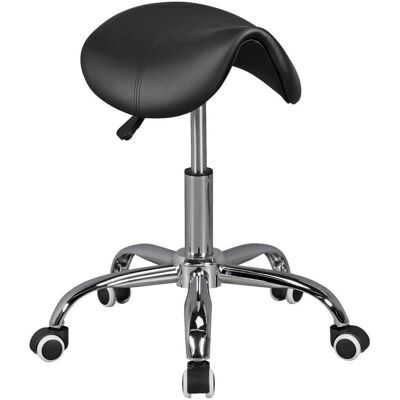 Sedia da Ufficio Amstyle - Regolabile, Base Cromata, Pelle Sintetica Sedia da Ufficio Amstyle - Regolabile, Base Cromata, Pelle Sintetica