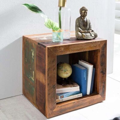 Wohnling Beistelltisch - 45x45x35cm Massivholz Braun Wohnling Beistelltisch - 45x45x35cm Massivholz Braun