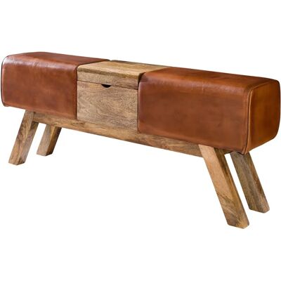 WOHNLING Bőr pad 120cm - Padok WOHNLING Bőr pad 120cm - Padok