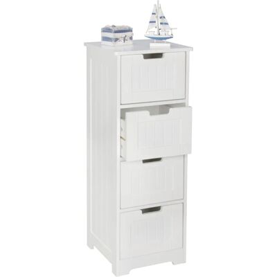 Wohnling Design Badschrank Patti - Weiß, 30x83x30cm Wohnling Design Badschrank Patti - Weiß, 30x83x30cm