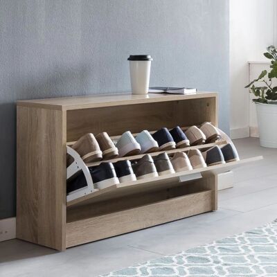 Armadio Scarpe Wohnling - Rovere Sonoma Moderno 80x47x24 cm Armadio Scarpe Wohnling - Rovere Sonoma Moderno 80x47x24 cm