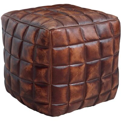 Wohnling Echtleder Sitzwürfel - Wohnzimmer Design Hocker Wohnling Echtleder Sitzwürfel - Wohnzimmer Design Hocker