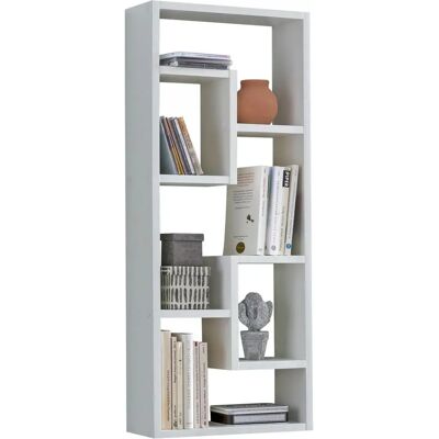 Scaffale a Parete Bianco Wohnling 36x90x15cm - Mensola Scaffale a Parete Bianco Wohnling 36x90x15cm - Mensola