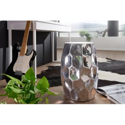Wohnling Beistelltisch - Aluminium Silber 30x47x30cm Wohnling Beistelltisch - Aluminium Silber 30x47x30cm