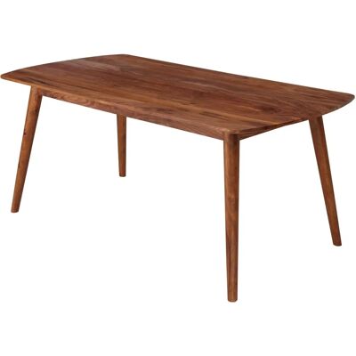 Table à manger Wohnling Sheesham 120x60x77cm - Table à Manger - Publicité Table à manger Wohnling Sheesham 120x60x77cm - Table à Manger - Publicité