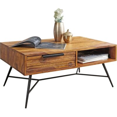 Wohnling Nishan sheesham salontafel - Rustieke stijl Wohnling Nishan sheesham salontafel - Rustieke stijl