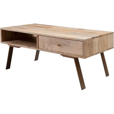 Tavolino SIKAR in Mango - Stile Rustico Tavolino SIKAR in Mango - Stile Rustico
