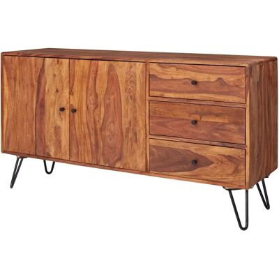 Wohnling Sheesham Massivholz Sideboard - 145x75x40cm Wohnling Sheesham Massivholz Sideboard - 145x75x40cm