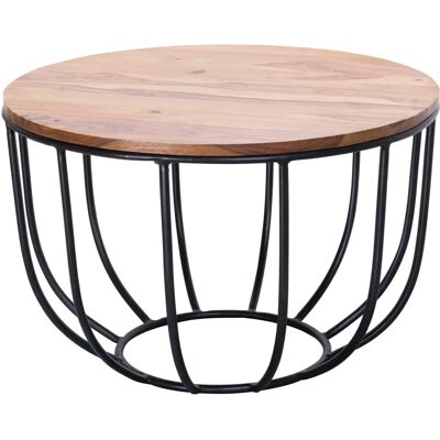 Wohnling Sheesham kávézóasztal - 60x39x60 cm - Ipari barna Wohnling Sheesham kávézóasztal - 60x39x60 cm - Ipari barna