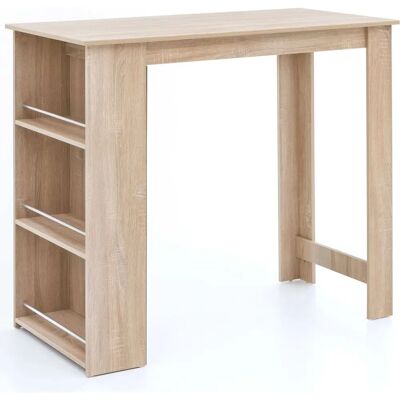Wohnling Sonoma Bartisch - Rechteckig mit Ablage Wohnling Sonoma Bartisch - Rechteckig mit Ablage